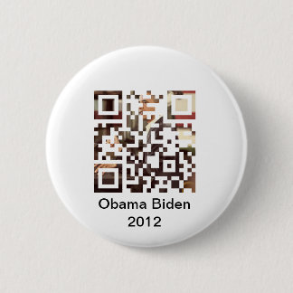 Badge Rond 5 Cm Obama Biden 2012