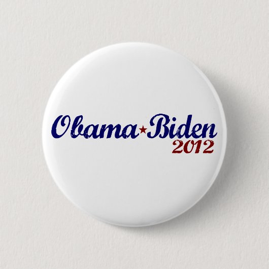 Badge Rond 5 Cm Obama Biden 2012 (Devant)