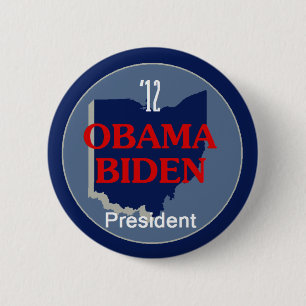 Badge Rond 5 Cm Obama Biden OHIO