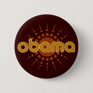 Badge Rond 5 Cm OBAMA - bouton