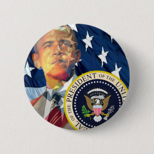 Badge Rond 5 Cm Obama donne 3