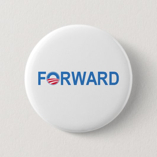 Badge Rond 5 Cm Obama en avant (Devant)