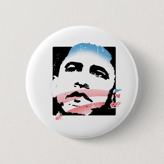BADGE ROND 5 CM OBAMA : ESPOIR (Devant)