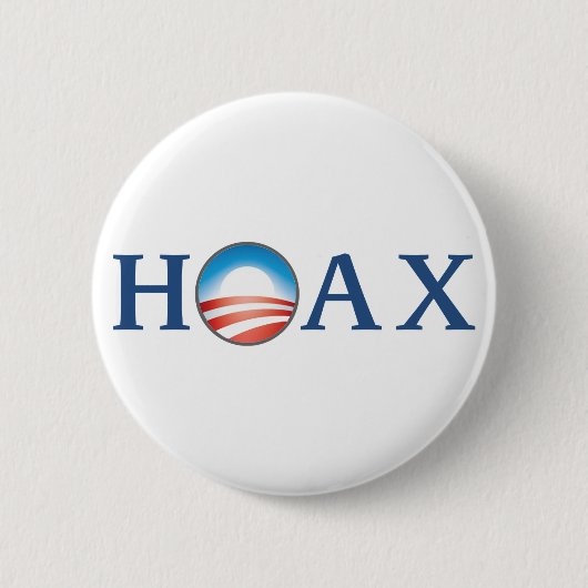 Badge Rond 5 Cm Obama est un CANULAR (Devant)
