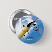 Badge Rond 5 Cm Obama et Biden (Devant & derrière)
