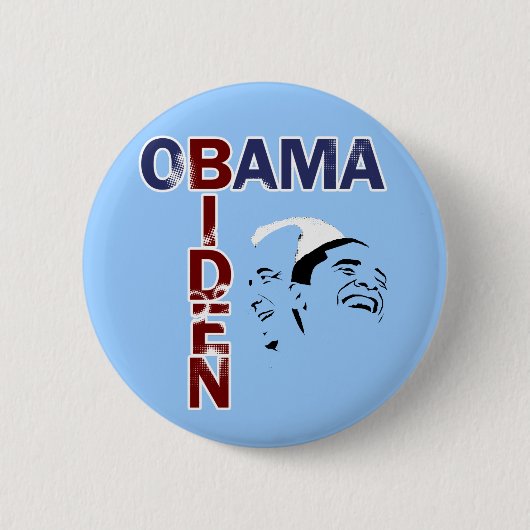 Badge Rond 5 Cm Obama et Biden '08 (Devant)