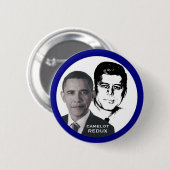 Badge Rond 5 Cm Obama et JFK (Devant & derrière)