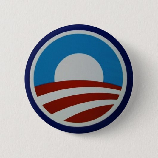 Badge Rond 5 Cm Obama-logo-712385 (Devant)