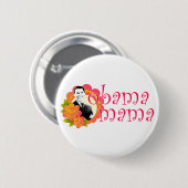 Badge Rond 5 Cm obama mama (Devant & derrière)