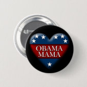 Badge Rond 5 Cm obama mama (Devant & derrière)