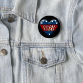 Badge Rond 5 Cm obama mama (En situation)