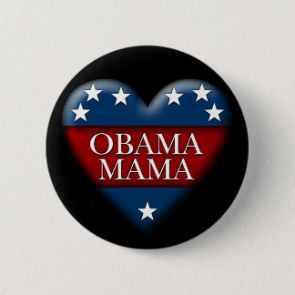 Badge Rond 5 Cm obama mama