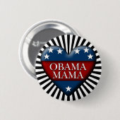 Badge Rond 5 Cm obama mama (Devant & derrière)