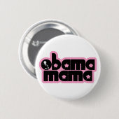 Badge Rond 5 Cm obama mama (Devant & derrière)