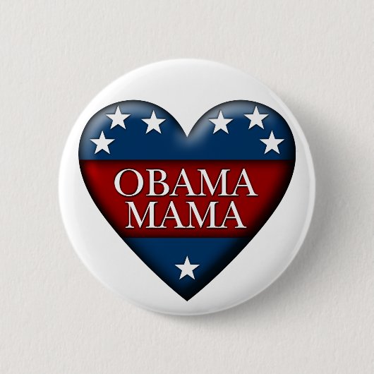 Badge Rond 5 Cm obama mama (Devant)