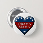 Badge Rond 5 Cm obama mama (Devant & derrière)
