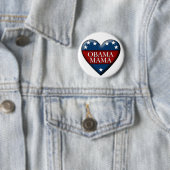 Badge Rond 5 Cm obama mama (En situation)