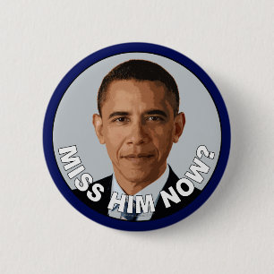 Badge Rond 5 Cm Obama : Mlle Him Now ?