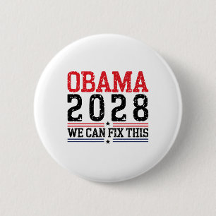 Badge Rond 5 Cm Obama Nous Pouvons Réparer Cette Manifestation Rés