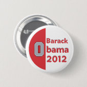 BADGE ROND 5 CM OBAMA OHIO (Devant & derrière)