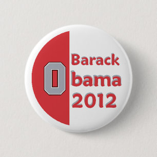 BADGE ROND 5 CM OBAMA OHIO