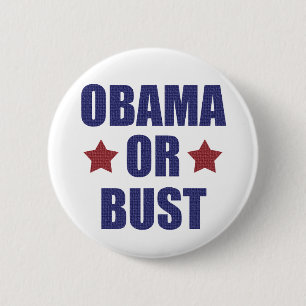 Badge Rond 5 Cm Obama ou bouton de buste