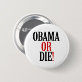 Badge Rond 5 Cm Obama ou Mie (Devant & derrière)