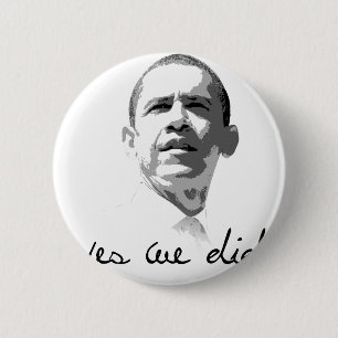 Badge Rond 5 Cm Obama : Oui nous avons fait