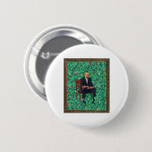 Badge Rond 5 Cm Obama Portrait Tee (Devant & derrière)