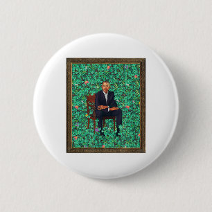 Badge Rond 5 Cm Obama Portrait Tee _1
