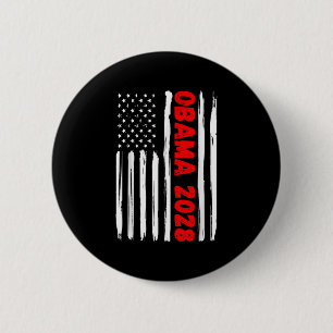 Badge Rond 5 Cm Obama pour le président 2028 Obama 48ème président