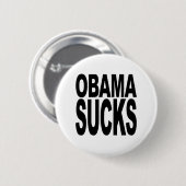 Badge Rond 5 Cm Obama suce (Devant & derrière)