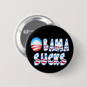 Badge Rond 5 Cm Obama suce (Devant & derrière)