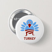 Badge Rond 5 Cm Obama Turquie (Devant & derrière)
