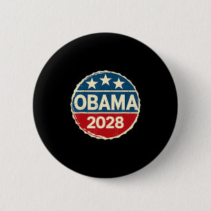 Badge Rond 5 Cm Obama Vintage rétro patriotique 2028