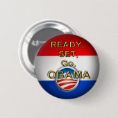 Badge Rond 5 Cm obama vont (Devant & derrière)