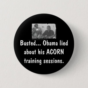 Badge Rond 5 Cm obamaacorn, éclaté… Obama s'est trouvé… -