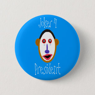 Badge Rond 5 Cm obamajoker, joker 4, président