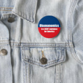 Badge Rond 5 Cm Obamanomics (En situation)