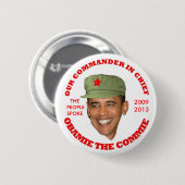 BADGE ROND 5 CM OBAMIE LE COCO (Devant & derrière)