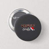 Badge Rond 5 Cm Obgyn Crew Christmas Lights Santa Hat  (Devant & derrière)