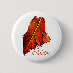 Badge Rond 5 Cm Objet cadeau souvenir Maine