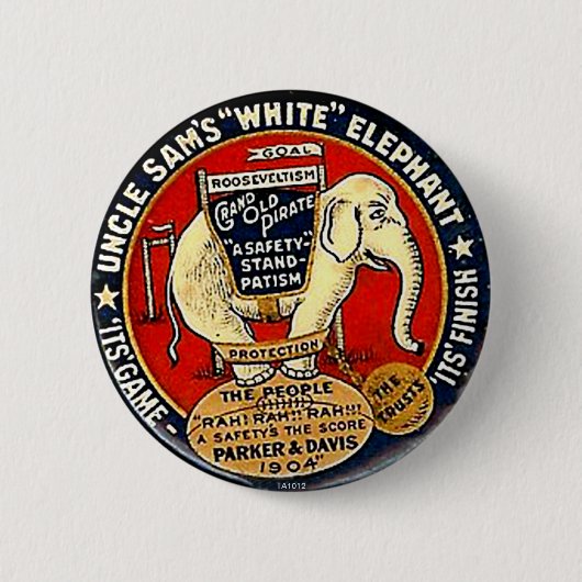 Badge Rond 5 Cm Objet superflu - bouton (Devant)