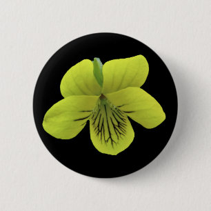 Badge Rond 5 Cm Objets de coordination de violette jaune sauvage