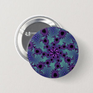 Badge Rond 5 Cm Oblitération pourpre