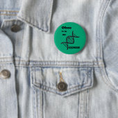 Badge Rond 5 Cm Oboe Est Dans Mes Gènes (En situation)
