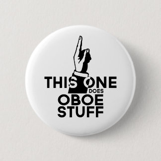 Badge Rond 5 Cm Oboe Stuff - Funny Oboe Music