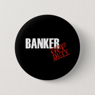 Badge Rond 5 Cm Obscurité de banquier