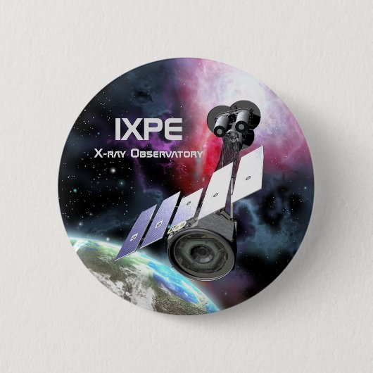 Badge Rond 5 Cm Observatoire de rayons X IXPE (Devant)