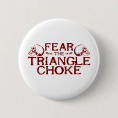 Badge Rond 5 Cm Obstruction de triangle (Devant)